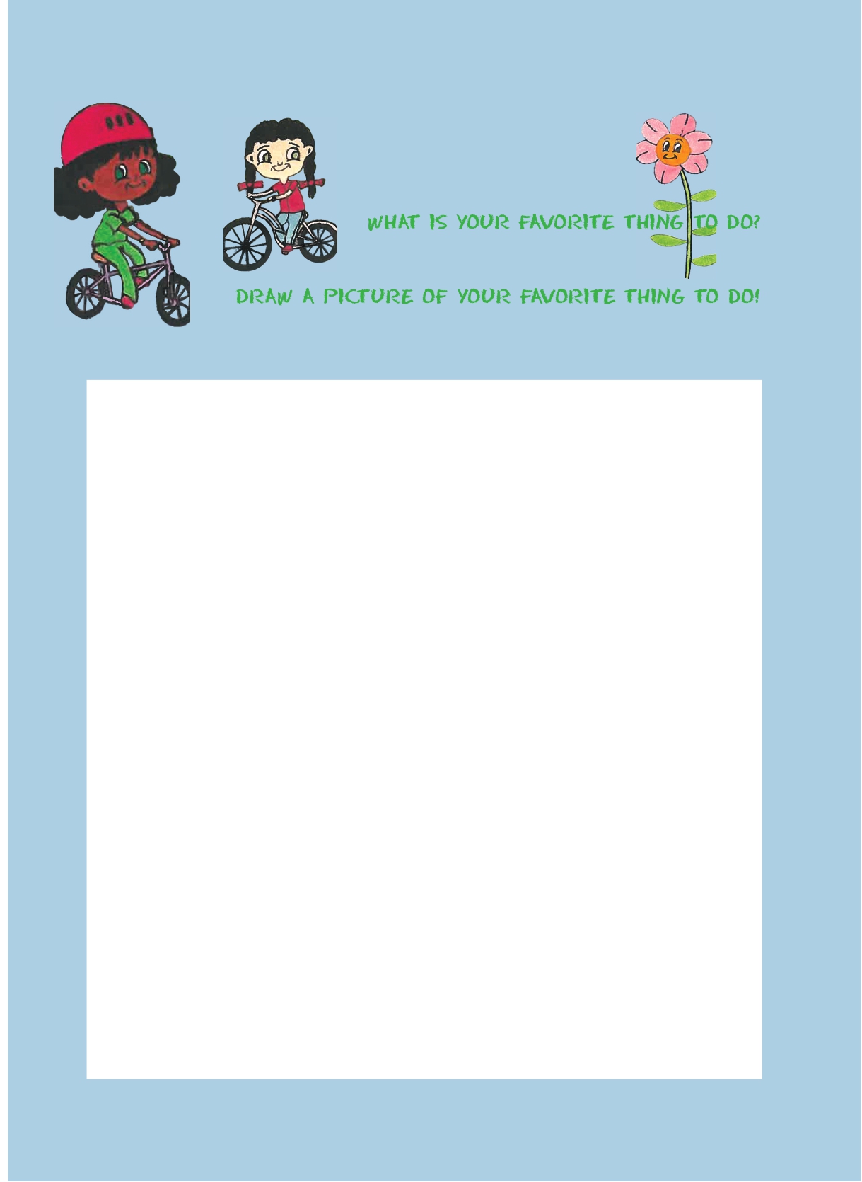 Fav thing to do activities page Fav thing to do activities page